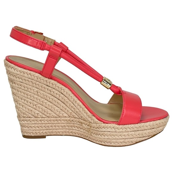 Michael Kors Annie Espadrille Wedge Womens Sandals Size 10M - Picture 4 of 13